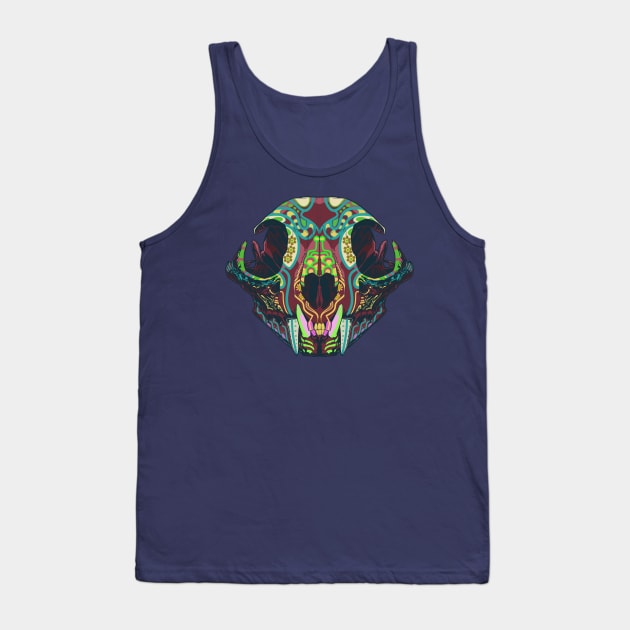 Sugar lynx Tank Top by Dedos The Nomad